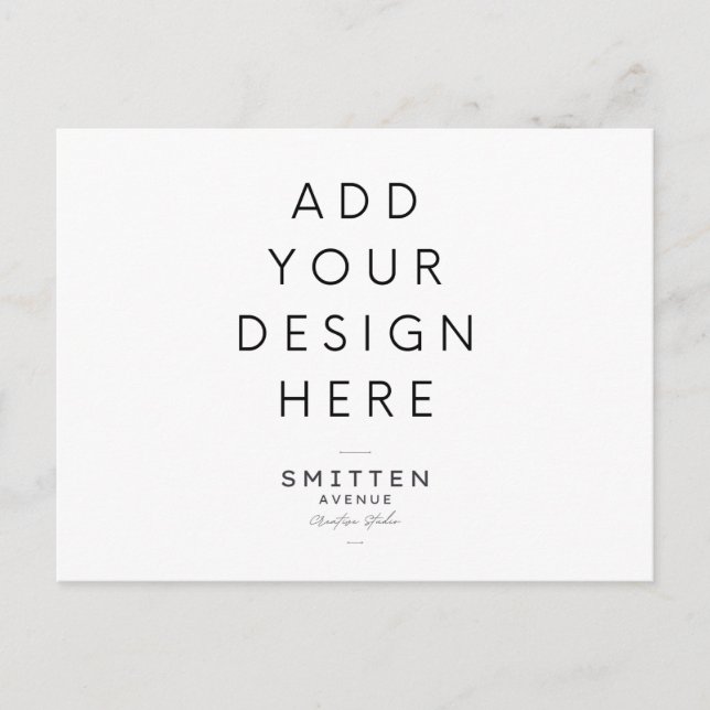 Impresión de tarjetas postales de invitación (Anverso)