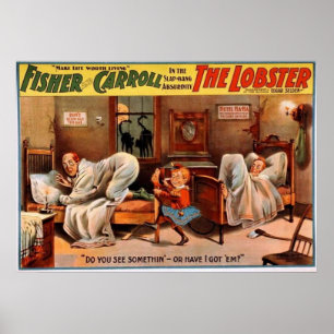 Impresión de teatro de Slapstick Vintage