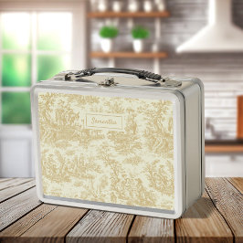 Impresión de tela amarilla de jouy