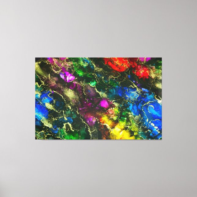 Impresión de tela envuelta de 3 paneles con tinta  (Anverso)