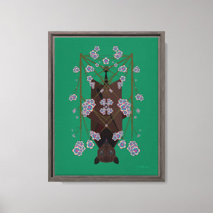 Impresión de tela estirada 9 x 12 de Fox Jade
