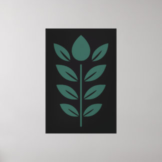 Impresión de tela estirada de arte de pared vegeta