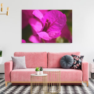 Impresión de tela estirada de belleza de Bougainvi