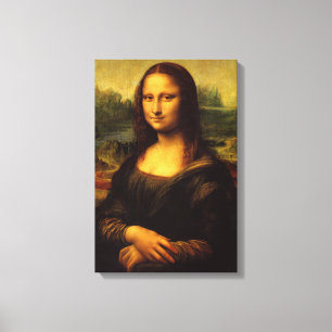 Impresión de tela estirada de Mona Lisa