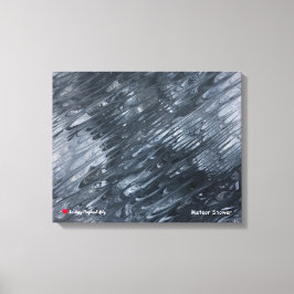 Impresión de tela estirada en el corazón rojo de l