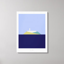 Impresión de tela falsa de Alcatraz