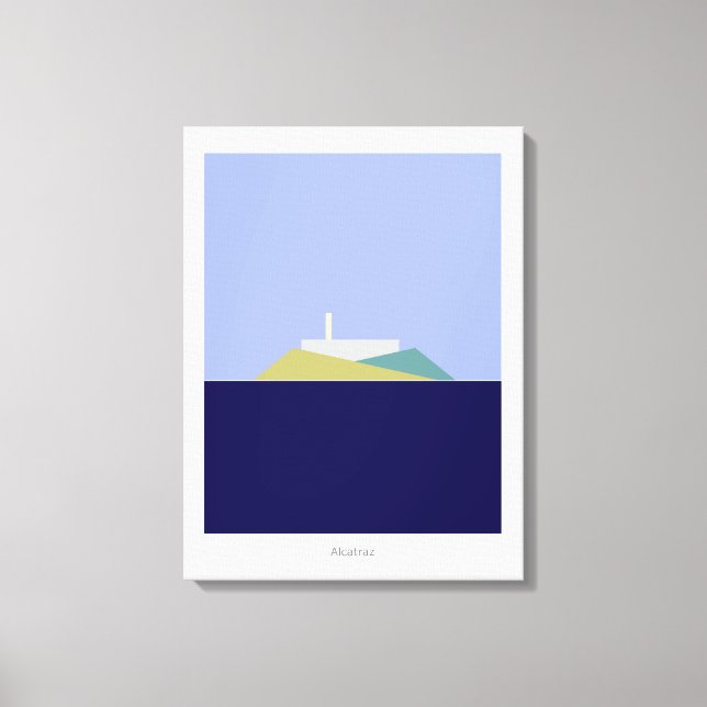 Impresión de tela falsa de Alcatraz (Anverso)