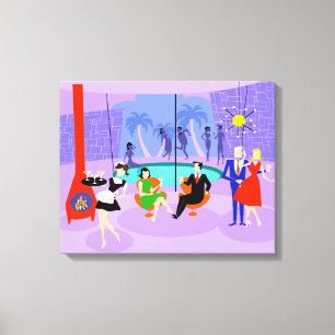 Impresión de tela para Fiestas de cócteles tróp