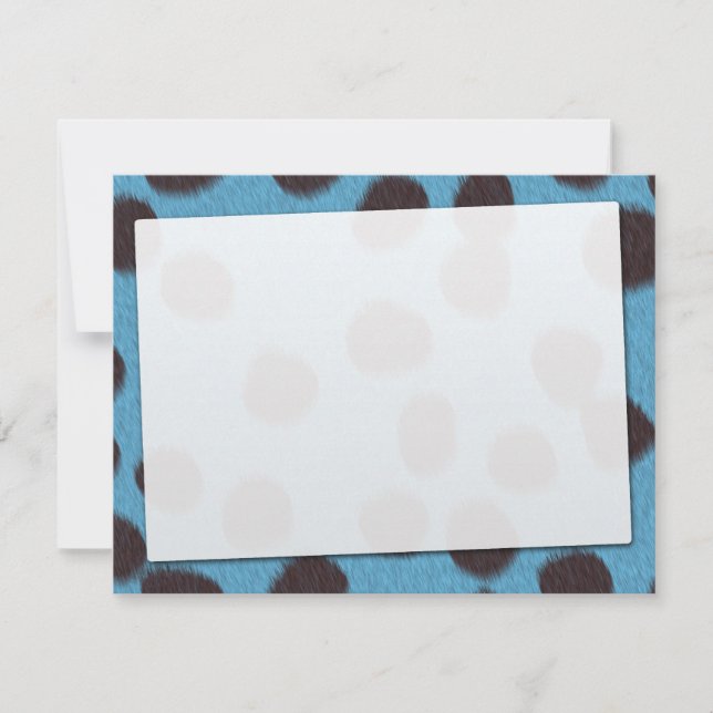 Impresión de textura de piel de chita (Anverso)