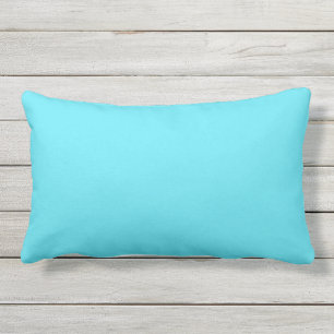 Impresión de textura turquesa de almohada lumbar 