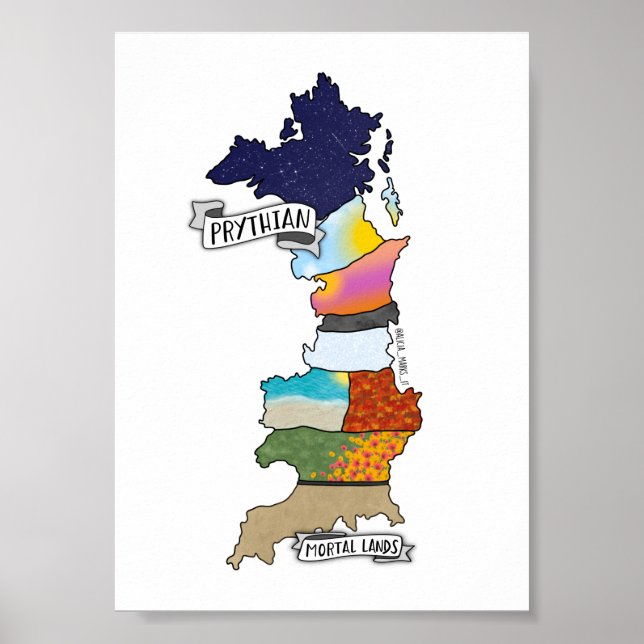 Impresión de tierras de destino (Frente)