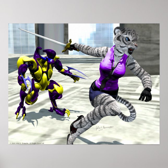 Impresión de tigres de carga (Frente)