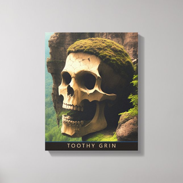 IMPRESIÓN DE TOOTHY GRIN CANVAS (Anverso)