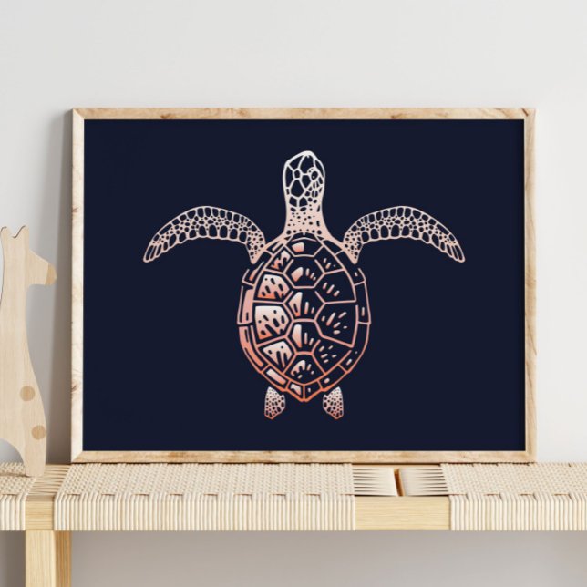 Impresión de tortuga marina | Impresión de pared d (Subido por el creador)