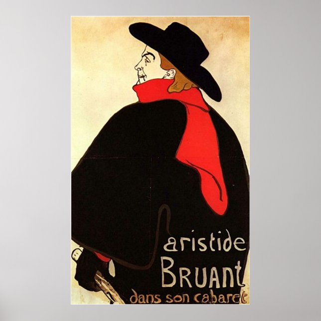 impresión de toulouse lautrec (Frente)