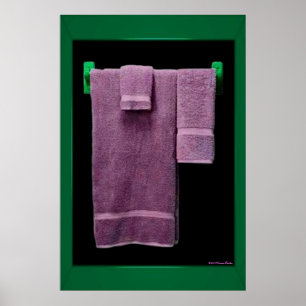 Impresión de Towls del baño