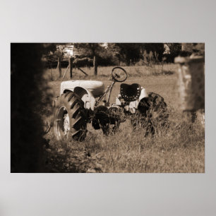 Impresión de tracción antigua