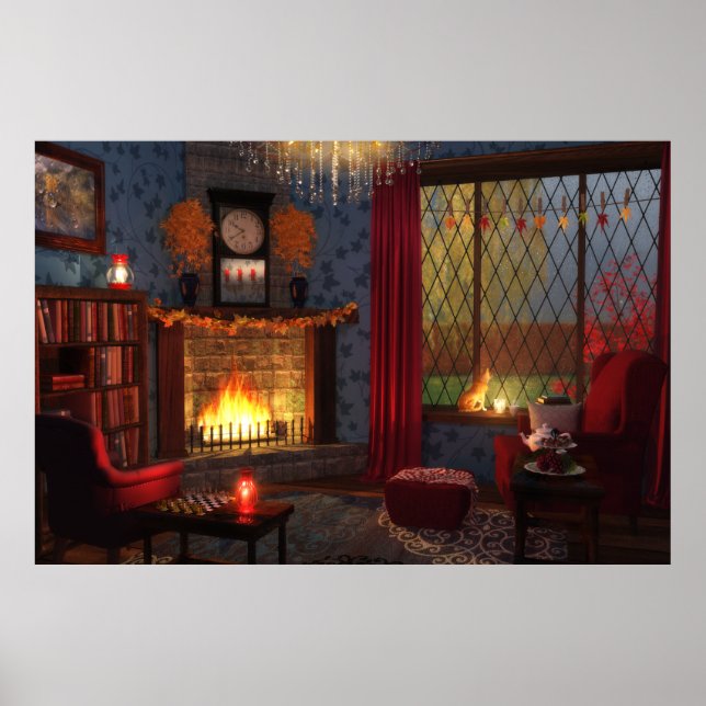 Impresión de tranquilidad de otoño (Frente)