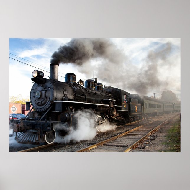 Impresión de tren de nube de humo (Frente)