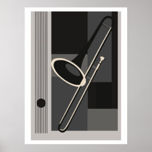 Impresión de Trombón Bauhaus, Música Moderna de Mi