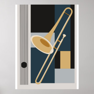 Impresión de Trombón Bauhaus, Música Moderna de Mi