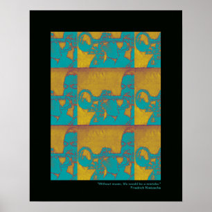 impresión de trompeta en paredes