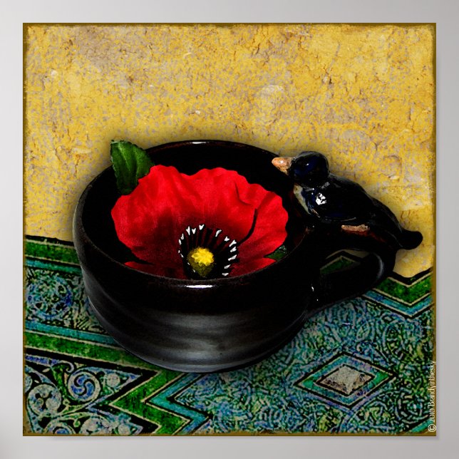 Impresión de un disquete rojo (Frente)