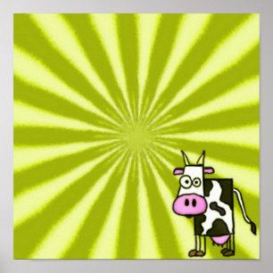 Impresión de vaca de arranque