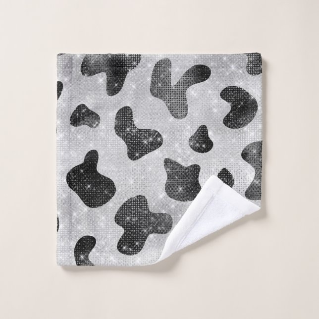 Impresión de vaca en las secuencias de Purpurinas  (Toallita)