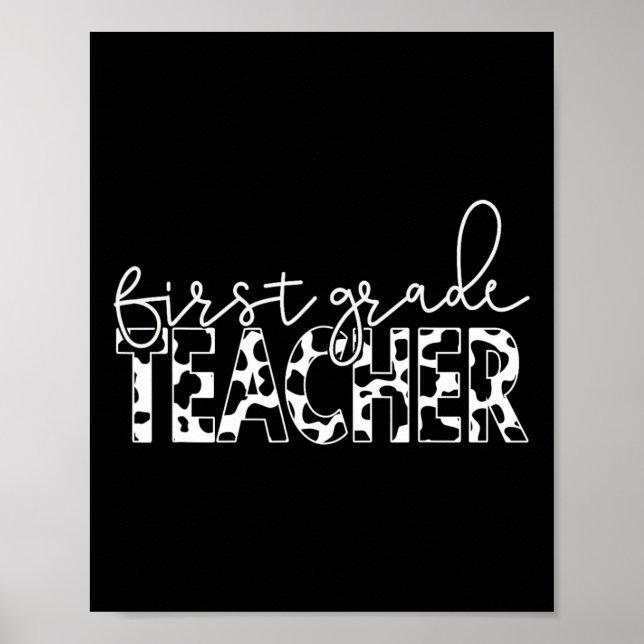 Impresión de vacas para enseñanza primaria de prim (Frente)