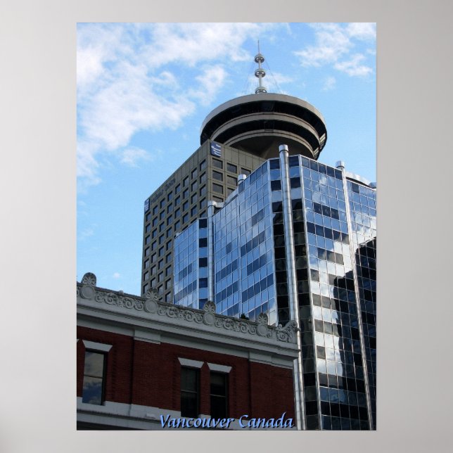 Impresión de Vancouver Poster Vancouver Cityscape (Frente)
