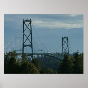 Impresión de Vancouver Poster Vancouver Cityscape