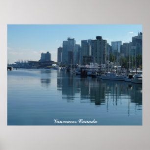Impresión de Vancouver Poster Vancouver Cityscape