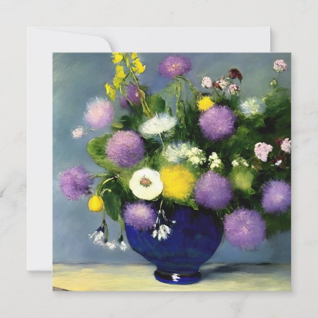 Impresión de vara de flor de color suave (Anverso)