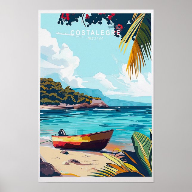 Impresión de viaje a Costalegre México (Frente)