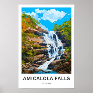 Impresión de viaje de Amicalola Falls Georgia