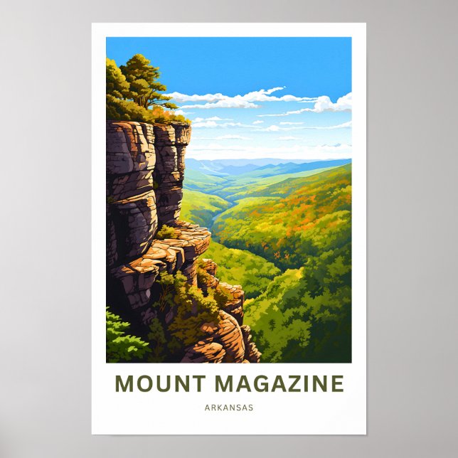 Impresión de viaje de Arkansas Magazine (Frente)