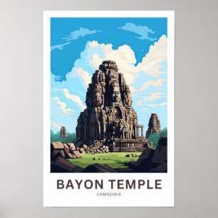 Impresión de viaje de Bayon Temple Cambodia