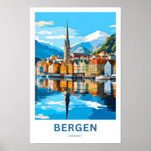 Impresión de viaje de Bergen Noruega