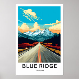 Impresión de viaje de Blue Ridge tennessee