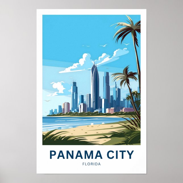 Impresión de viaje de Ciudad de Panamá Florida (Frente)