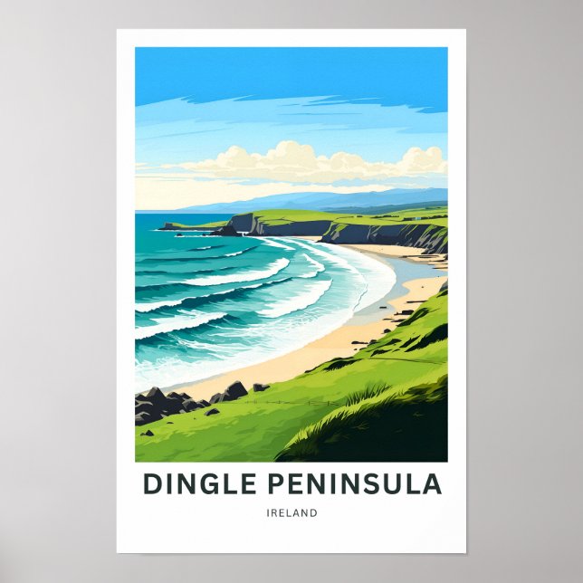 Impresión de viaje de Dingle Peninsula Ireland (Frente)