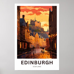 Impresión de viaje de Edimburgo Escocia