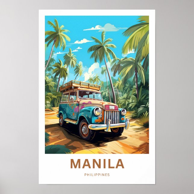 Impresión de viaje de Filipinas en Manila (Frente)