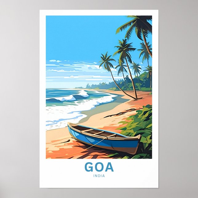 Impresión de viaje de Goa India (Frente)