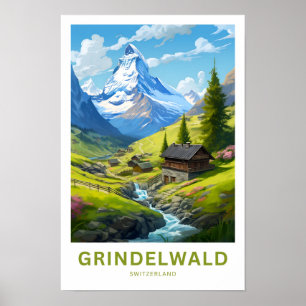 Impresión de viaje de Grindelwald Suiza