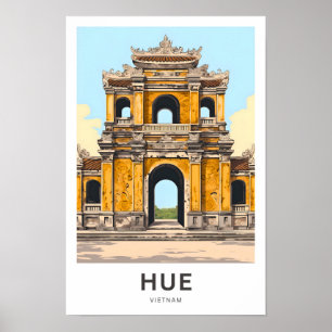 Impresión de viaje de Hue Vietnam