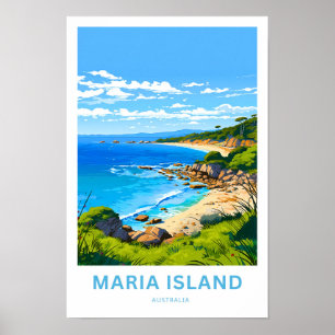 Impresión de viaje de Isla María Australia