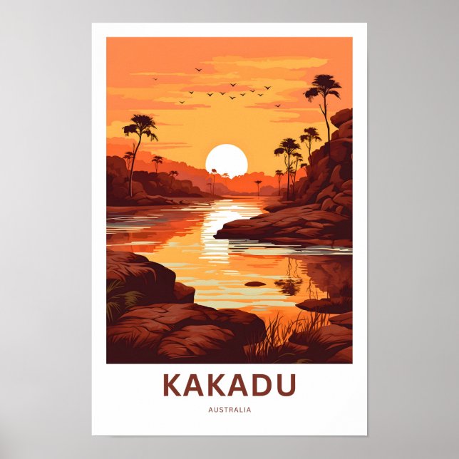 Impresión de viaje de Kakadu Australia (Frente)