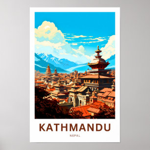 Impresión de viaje de Katmandú en Nepal